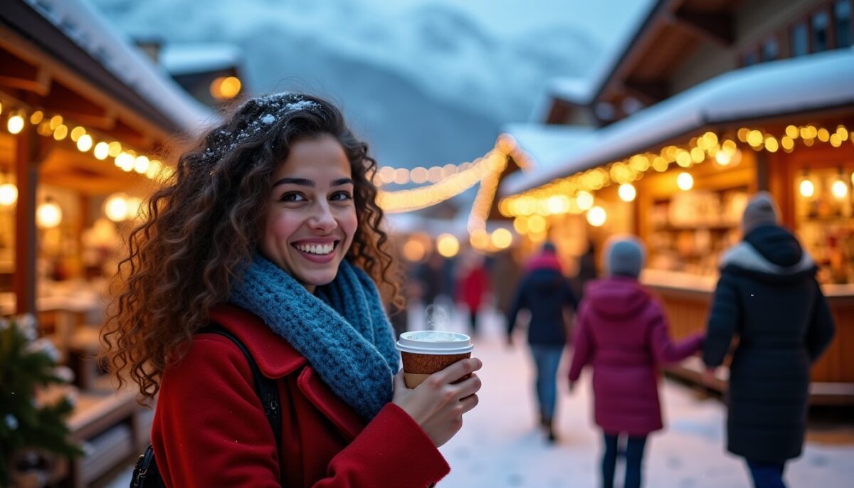 Le Marché de Noël de La Clusaz : cet hiver où Inès a enfin relâché ma main