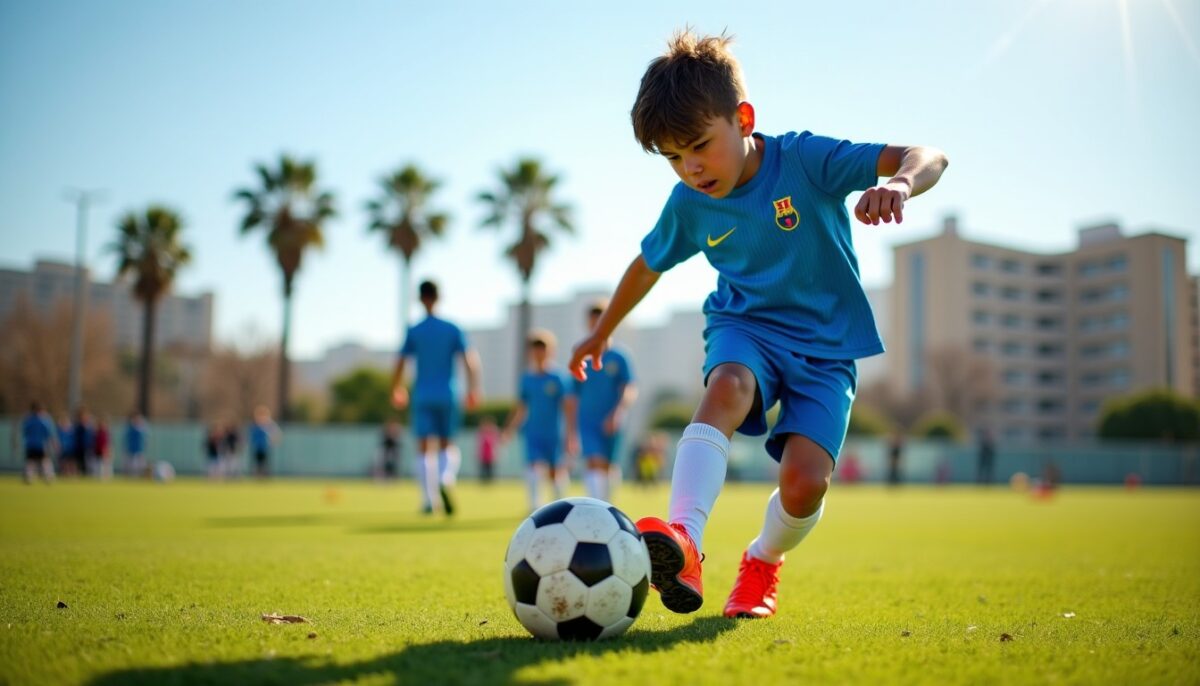 Une semaine intense de football pour Léo à Barcelone : immersion au cœur du stage