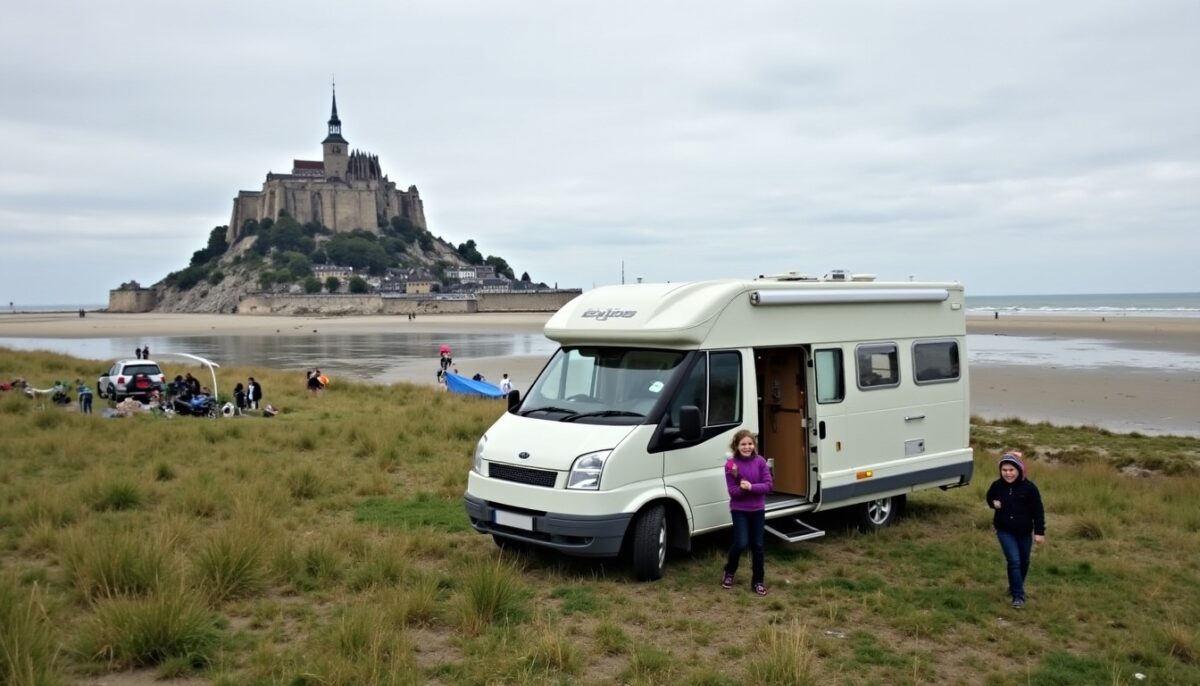 Escapade au Mont Saint-Michel : Léo explore la magie en camping-car le temps d'un week-end