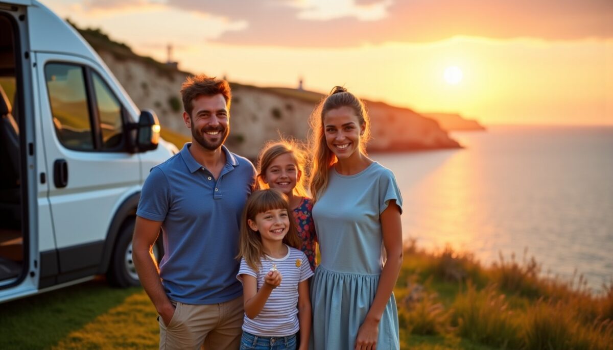 Explorer la Normandie en famille à bord d’un fourgon aménagé : 9 enseignements d’un road trip inoubliable