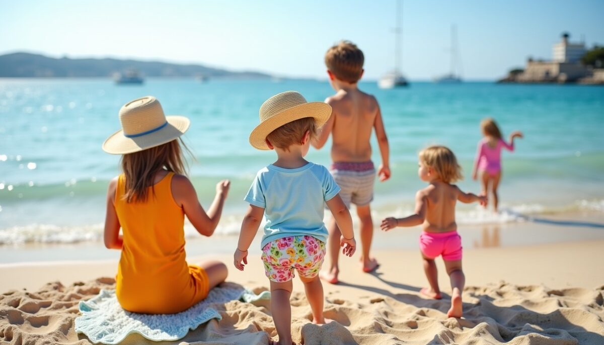 Jours en famille à Cannes : plages ensoleillées, gourmandises glacées et balades paisibles