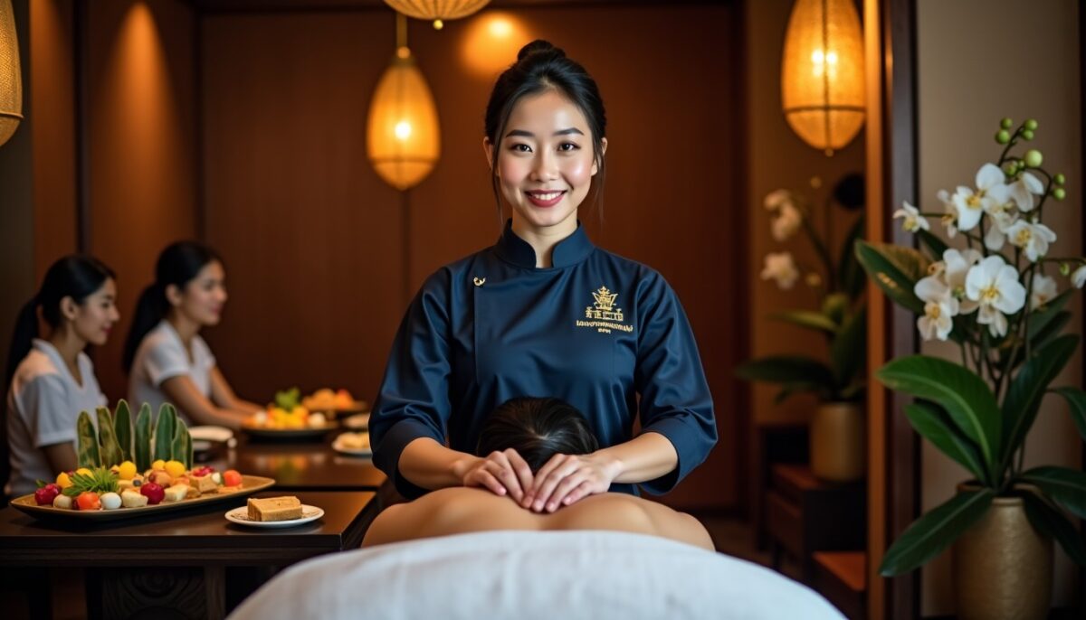 Ambiance Thaï : massages relaxants, saveurs exquises et conversations chaleureuses